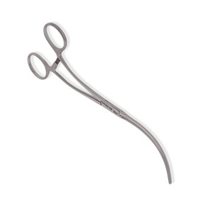 Pinza Vascular Curva DeBakey con Mordazas Atraumáticas y Vástago Curvo de Acero Inoxidable, 7.25 pulgadas (18.5 cm), Instrumento Quirúrgico Reutilizable - Product Image 6