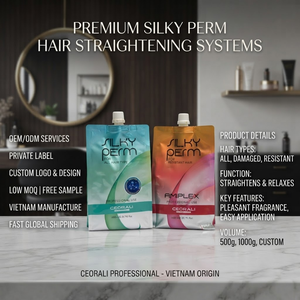 Crème lissante pour cheveux, marque privée, parfum agréable, application facile, flacon de 500 g - Product Image 1