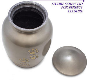 Urnes funéraires en laiton pour animaux de compagnie, urnes commémoratives, urnes de souvenir, urnes de burial de haute qualité à bas prix - Product Image 3