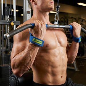 Customized Embroidery Logo High Performance Cotton Weightlifting Wrist <b>Straps</b> <b>Gym</b> Fitness Training Grip Support Workout <b>Straps</b> - Product Image 4
