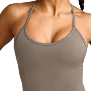 Womens Athletic Tank <b>Top</b> Sleeveless Crew Neck Lightweight Breathable Stretch <b>Vest</b> Shirt for Gym Fitness Running Training Sports - Product Image 3