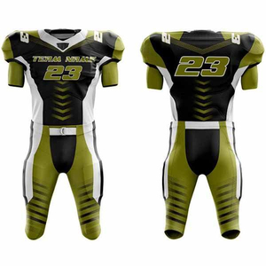Fabrication OEM, prix compétitif, uniforme de football américain de qualité supérieure, 100 % polyester, uniforme de football américain à vendre - Product Image 3