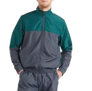 Conjunto Deportivo Casual para Hombre con Bloques de Color, Cremallera Completa, Cuello Alto, Transpirable, para Otoño - Product Image 5