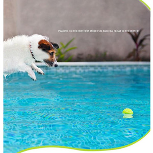 Kinghin Pet Suppliers, jouets à mâcher pour chiens écologiques, vente en gros de balles de tennis en caoutchouc pour animaux de compagnie, jouet interactif pour chien - Product Image 4