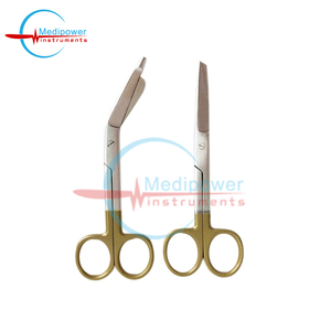 กรรไกรตัดผ้าพันแผลสแตนเลสปลายมนปลอดภัย ยี่ห้อเมดิพาวเวอร์ ขายส่งจากโรงงานโดยตรง อุปกรณ์การแพทย์ - Product Image 3