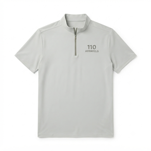 Polo de Golf Personalizado con Media Cremallera, Protección UV, Nailon y Spandex, Proveedor OEM, Ropa Deportiva Antibacteriana - Product Image 2