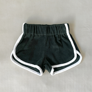 Shorts de Mezclilla Personalizados de Cintura Alta con Ribete Negro, Verde y Blanco, Transpirables, Ecológicos, Impermeables, Casuales, Deportivos, para Verano - Product Image 5