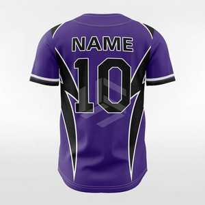Sublimation Print Team Name Number Quick-Dry <b>Hip</b> Hop Sportswear Men Personalized Custom Baseball Jersey - Product Image 4