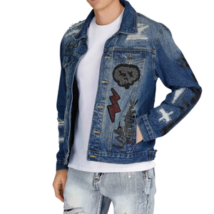 Veste sans manches en toile délavée pour homme, vêtements d'extérieur d'automne, lavage à l'abrasion, style urbain décontracté, couture rigide, service OEM, vente en gros - Product Image 2