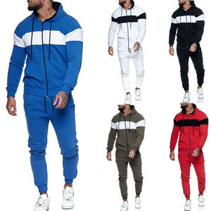 Sudadera con Capucha de Compresión Dry Fit con Diseño de Paneles en Contraste, Ropa Deportiva al por Mayor, Conjuntos de Jogger para Hombre, Trajes Deportivos para Gimnasio - Product Image 6