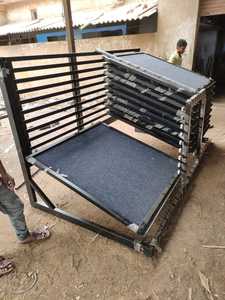 Metal Slop Slider Stand Tile Display Rack for Marble Granite Showroom Store holder display rack for granite marble tiles - Product Image 2