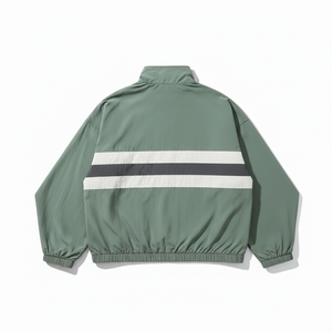 Wholesale Custom Logo Men's Half Zip Pullover Windbreaker <b>Jacket</b> Oversized Vintage Streetwear <b>Waterproof</b> Lightweight Anorak - Product Image 2