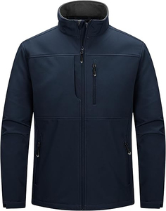Compre Chaqueta Softshell Ligera para Hombre de Alta Calidad, Forro Polar Cálido, Cortavientos Impermeable, en Oferta 2025 - Product Image 2