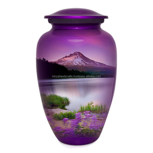 Urna de torre de urnas funerarias de almacenamiento de restos de cenizas de cremación sin humo ecológica moderna de Metal grande con capacidad de 200 pulgadas cúbicas - Product Image 4