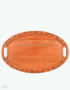 Bon plateau de service en bois Home Hotel & restaurant taille personnalisée design moderne plateaux de service de nourriture de thé en bois - Product Image 1