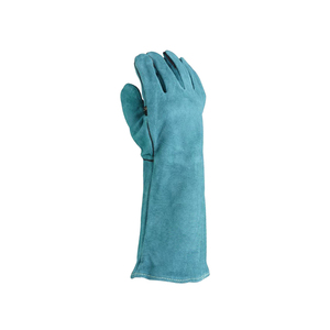 Long Lasting Heavy Duty Cowhide Grain Leather TIG Welding <b>Gloves</b> Flame Retardant for BBQ Heat Resistant Cow Split - Product Image 5