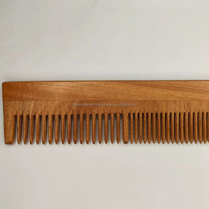 Peigne à cheveux écologique en bois de neem naturel pour animaux/feng shui/croix pour la promotion de salon à domicile utilisation de voyage prix d'exportation indien - Product Image 1