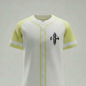 Camiseta de Béisbol de Alta Calidad con Cuello en V, 100% Poliéster, Transpirable, con Estampado Digital Técnico, Manga Corta, por RIVIAN ATLANTIC - Product Image 4