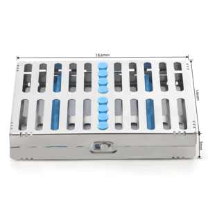 High Quality Manual Autoclave Sterilization Tray for Dental Surgery 10pcs Dental Instruments Holder Cassettes by Dentavex - Product Image 2