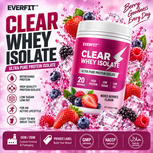 Private Label Vanilla <b>Whey</b> <b>Protein</b> <b>Powder</b> Supplier Malaysia Custom Brand WPC Shake OEM Manufacturing Adult Muscle Growth 20-29g - Product Image 1