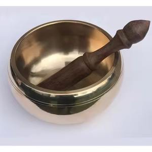 Cuenco de metal estilo vintage para meditación, sonido terapéutico, yoga, relajación y práctica espiritual. - Product Image 1