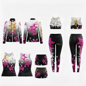Ropa de Práctica Personalizada para Equipos de Animación, Danza y Deportes: Sujetadores Deportivos, Pantalones Cortos, Uniformes, Leggings y Chaquetas para Equipos Escolares de Baile - Product Image 5