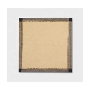 Serviettes de table en coton brodées pour Noël et mariages, vente en gros directe usine, pour cuisine et salle à manger, en vrac - Product Image 6