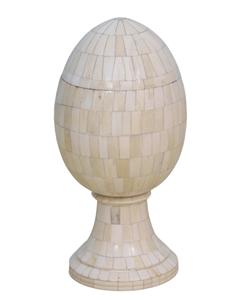 Macetero de Metal con Incrustaciones de Hueso, Hecho a Mano, Forma Redonda, Estilo Minimalista, para Decoración del Hogar, Producto de Lujo, Exportaciones al por Mayor - Product Image 6