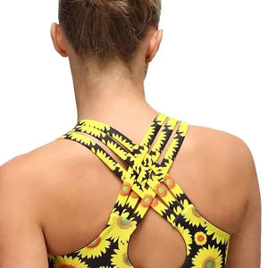 Nuevo Sujetador Deportivo Sexy para Mujer, Talla Grande, de un Solo Hombro, Sublimado, Transpirable, para Yoga, Gimnasio y Fitness - Product Image 2