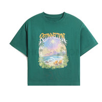 T-shirt à manches courtes pour femme, coupe classique, décontracté, respirant, léger, 100% coton, été