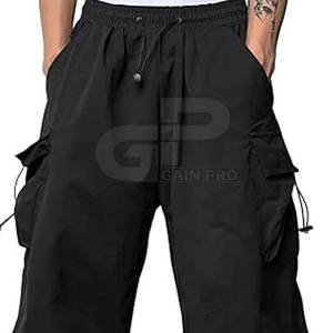 กางเกงคาร์โก้ผู้ชายสไตล์ลำลอง สวมใส่สบาย ทรงหลวม ผ้าทนทาน ออกแบบมาเพื่อการสวมใส่ประจำวัน กิจกรรมกลางแจ้ง และการเดินทาง - Product Image 5