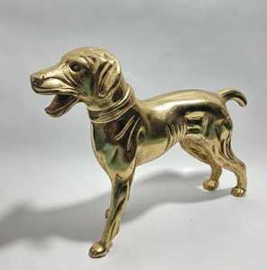 Escultura de Cabeza de Antílope en Latón Dorado, Figura Decorativa Hecha a Mano para Exhibición en Mesa de Sala de Estar - Product Image 5