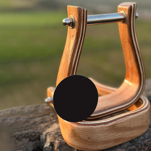 Estribos de Madera Hechos a Mano para Sillas de Montar, Soportes Duraderos para Pies de Caballo, Equipo de Madera Natural - Product Image 3