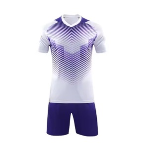 Uniforme de volley-ball pour homme 100% polyester, col en V, séchage rapide, avec design de sublimation personnalisé - Product Image 1