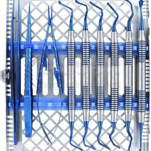 Microsurgery Dental Instruments Kit Blue Titanium Coated Manual Power Source Steel for Periodontal Treatment By <b>Blush</b> Surgical - Product Image 4