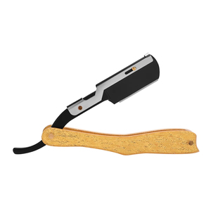 Navaja de barbero plegable para barba y cabello, navaja recta para afeitar hombres, cuidado facial manual, barba, calidad profesional de barbero - Product Image 2
