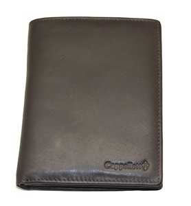 Men's <b>Trifold</b> Genuine Leather <b>Wallet</b> Multi-Card Holder Short Fold Closure Minimalist Style - Product Image 6