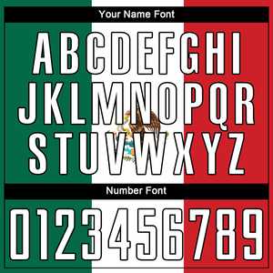 Uniforme de Fútbol con Diseño de Sublimación de la Bandera Mexicana, Conjunto Completo que Incluye Camisetas, Pantalones Cortos, Nombre y Marca del Equipo para Partidos de Club - Product Image 5