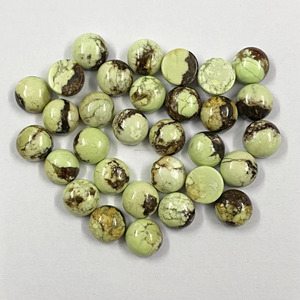 พลอยเลมอน Chrysoprase ธรรมชาติ6มม. อัญมณีกึ่งมีค่าทรงแบนหลังเบี้ยทรงหลวมสำหรับเครื่องประดับในราคาไม่แพงร้านค้าออนไลน์ - Product Image 2