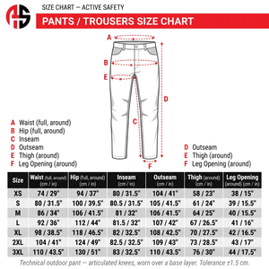 Pantalon cargo tactique pour homme - Schoeller, extensible 4 directions, coupe droite, pantalon de chasse, Cordura 1000D, séchage rapide, respirant, pour les situations extrêmes - Product Image 6