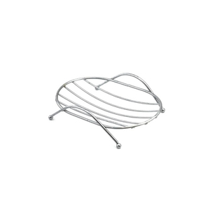 Export Quality Stainless Steel Metal Eco-Friendly Modern Soap Dish with Customizable Storage for Bathroom Use-White Royals Brand - Product Image 2