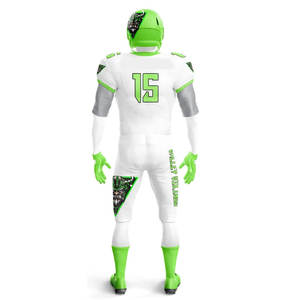 Uniformes de Fútbol Americano Personalizados de Alta Calidad, Transpirables, Tallas Grandes, que Absorben la Humedad, con Bordado Profesional en Tela Twill - Product Image 3