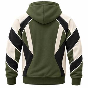 Sweat à capuche et pantalon streetwear personnalisés avec logo, en coton à l'extérieur et polaire à l'intérieur, taille américaine, anti-rétrécissement, design tendance et moderne - Product Image 3
