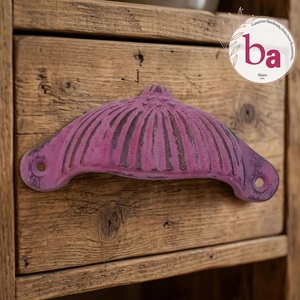 Beads Art Ceramic Furniture Handle Industrial Design Bridge Shape <b>Rustic</b> Pink Eco-Friendly Cabinet Pull for Home Office Decor - Product Image 5