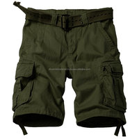 Shorts cargo décontractés pour hommes, tricotés, doublés, respirants, coupe décontractée, multi-poches, haute qualité