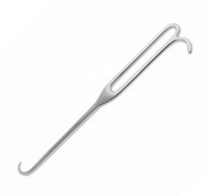 ตะขอเกี่ยวกระดูกปลายทู่แบบมีห่วงนิ้วจับ ผลิตจากเหล็กกล้าไร้สนิมคุณภาพสูง สำหรับการผ่าตัด - Product Image 3