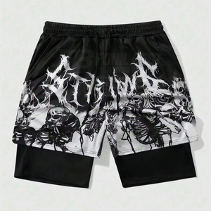 Pantalones Cortos Deportivos Profesionales para Hombre, de Secado Rápido, 100% Algodón, Cintura Elástica, Diseño Personalizado, Servicio OEM - Product Image 1