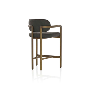 Modern Metal Frame Bar Chair ,New Luxury Bar Chair, Luxury Bar <b>Stool</b> Premium Leather Bar <b>Stool</b> High-End Bar Chair - Product Image 5