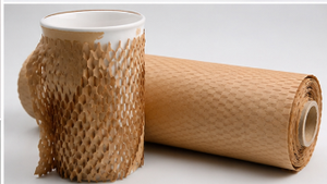 Papel de Embalaje de Nido de Abeja Resistente y Reciclable, Ideal para Envíos de Comercio Electrónico y Almacenamiento en Bodega - Product Image 2