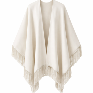 Cape à franges haut de gamme pour vestes de mariage - Fabricant sur mesure pour les commandes en gros - Product Image 1